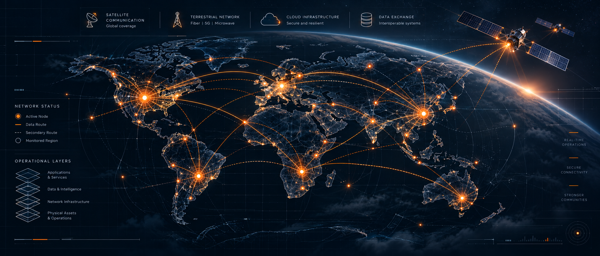 Global operating network