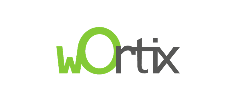 Wortix logo with a lowercase 'w' in light green and the rest of the letters in dark gray on a white background with rounded corners.